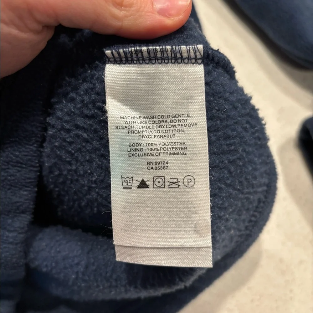 Columbia Blue Fleece Jacket, Size L (14/16)